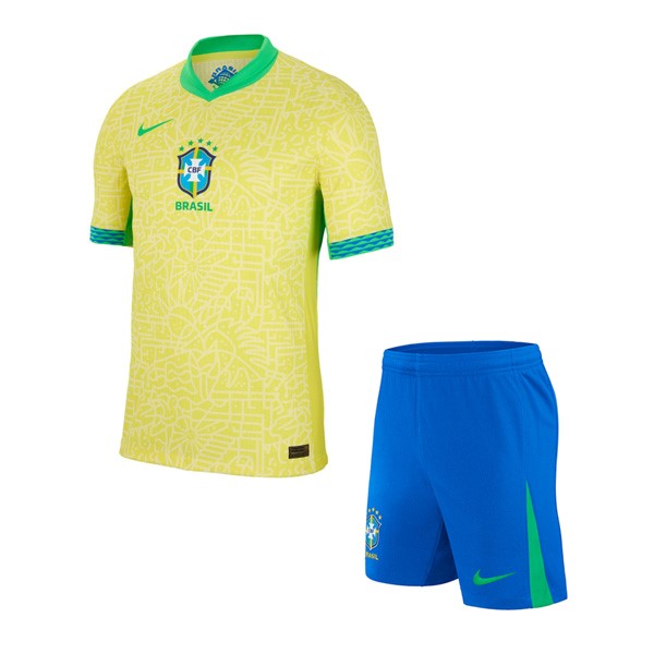 Trikot Brasilien Heim Kinder 2024